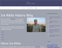 Tablet Screenshot of irariklishistory.com